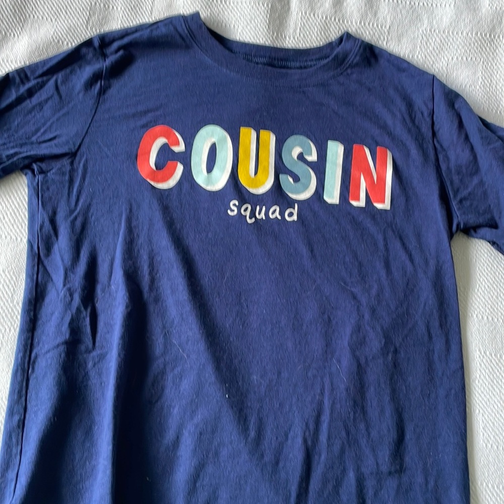 NWOT Carter’s Cousin Squad shirt